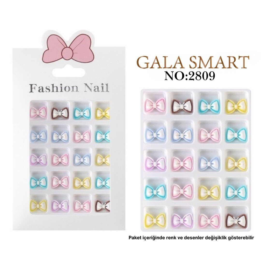 3D Charm Süsleme Nail Art 2809