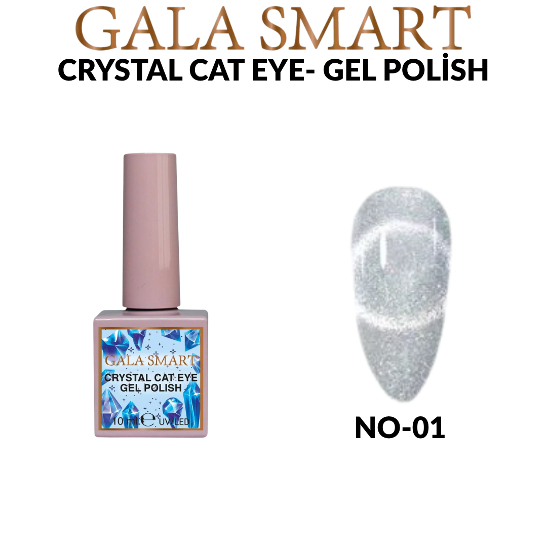 Crystal Cat Eye Gel Polish 10 Ml No:01