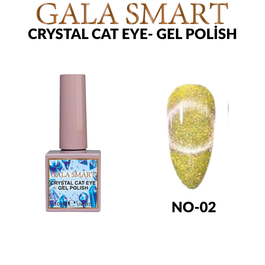 Crystal Cat Eye Gel Polish 10 Ml No:02