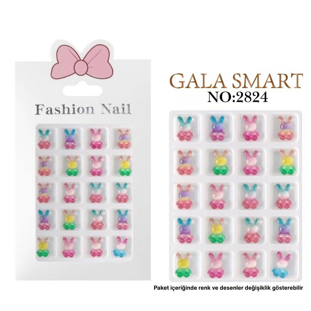 3D Charm Süsleme Nail Art 2824