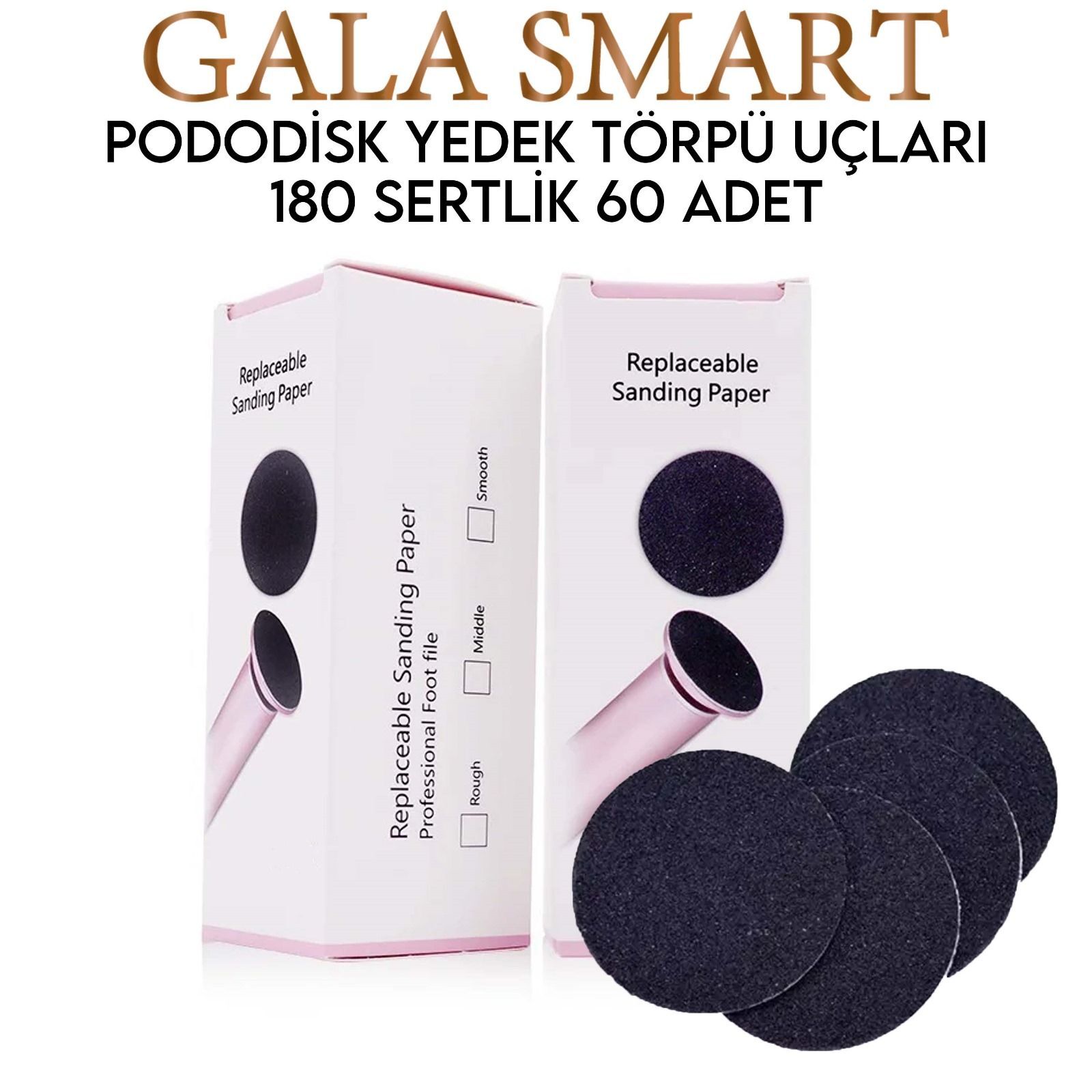 Pododisk Yedek Törpü - 180 Sertlik (60'Lı Paket)