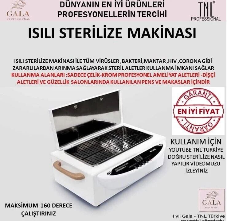 Sterilize Makinesi - Kuru Sistem Dijital Model