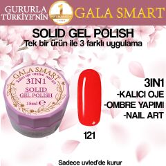 Gala Solıd Gel Polısh 15 Ml No 121