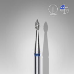 Elmas Küre Freze, Mavi, Çap 1,6 Mm, Çalışma Kısmı 4 Mm