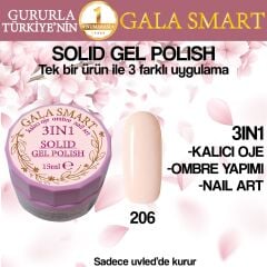 Gala Solıd Gel Polısh 15 Ml No 206