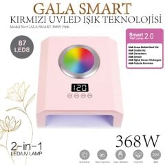 Uvled Kurutucu - 368W 87 Led Yeni Kırmızı Işık Teknolojisi - Pembe Renk