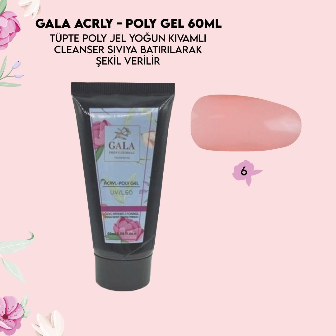 Gala 60 Ml Arcly Poly Jel No:6