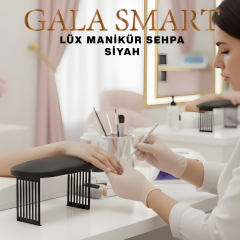 Manikür Sehpası Metal Ayaklı Yeni Model - SİYAH