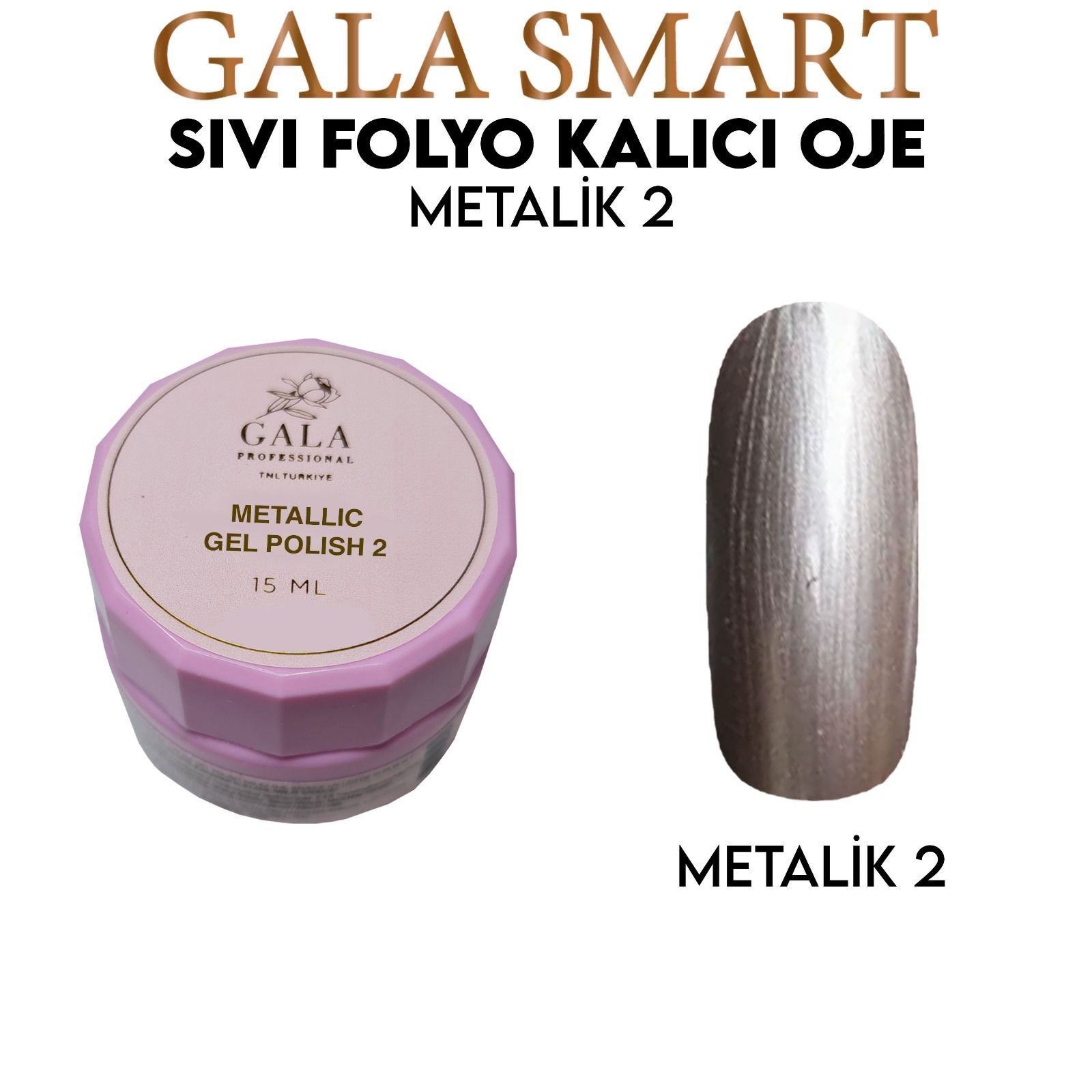 Metallic Oje 15 Ml - No:2