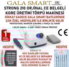 Strong 210 - Orjinal Kore - Ce Belgeli - Tırnak Törpü Makinası
