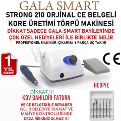 Strong 210 - Orjinal Kore - Ce Belgeli - Tırnak Törpü Makinası
