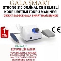Strong 210 - Orjinal Kore - Ce Belgeli - Tırnak Törpü Makinası