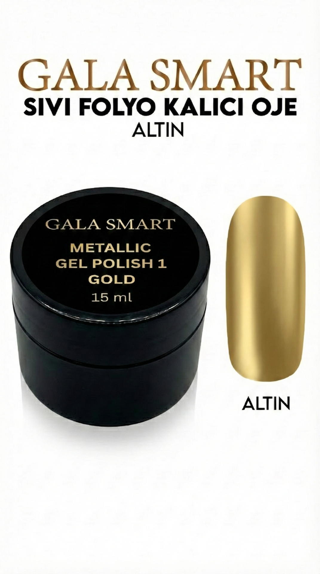 Metallic Oje 15 Ml - Altın