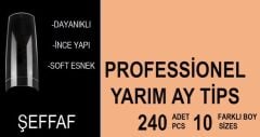 Yarım Ay Tips 240'lı Şeffaf