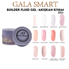 Gala Smart- Builder Fluid Gel 30 G - NO:1 Rakı Beyazı