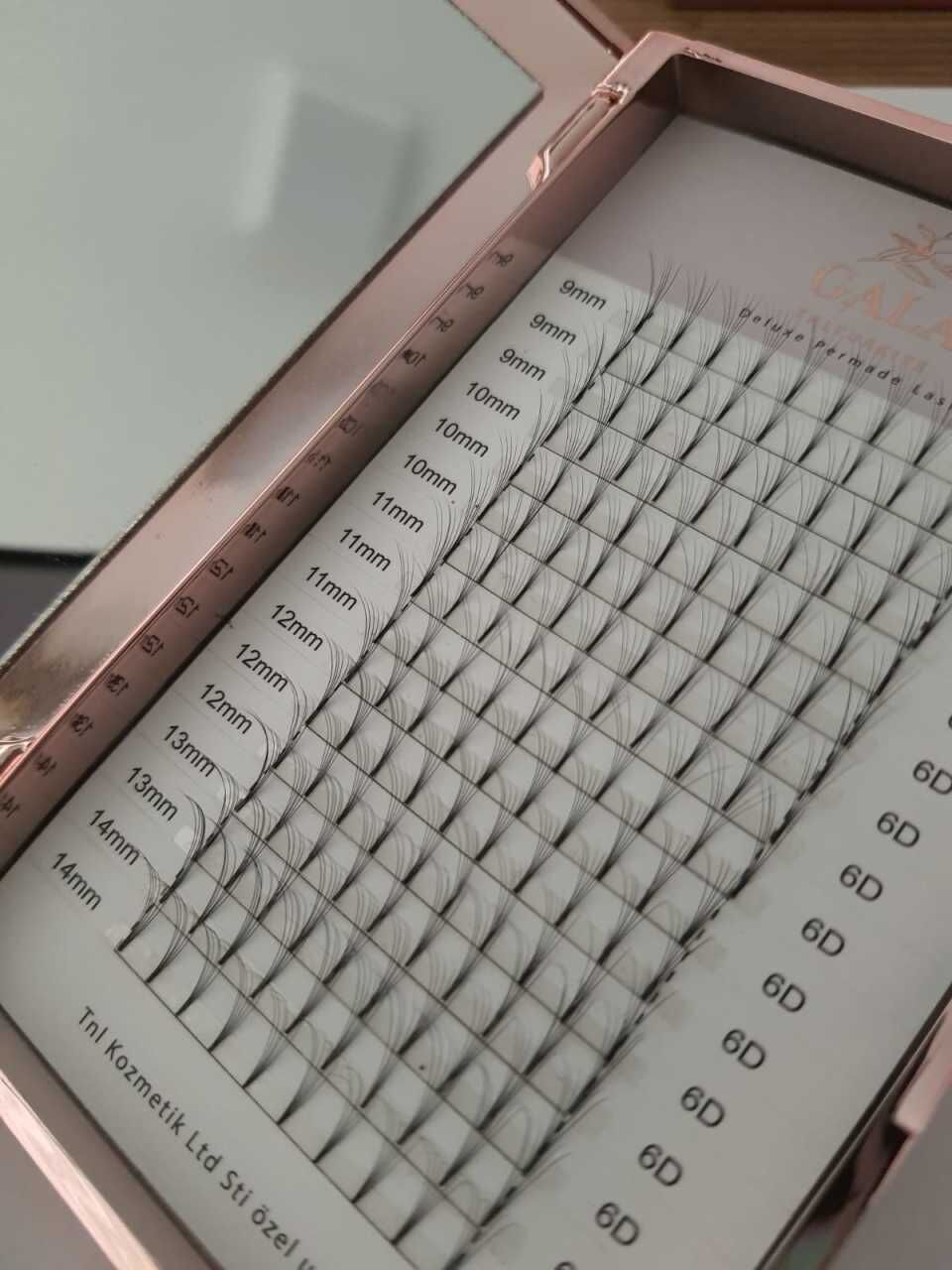 3D Hazır Demet İpek Kirpik - 0.10 D Mix Boy - Hacimli Kirpik