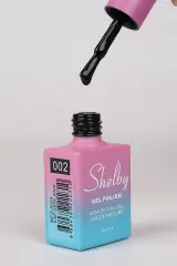Shelby 10 Ml. A002 Süper Siyah Kalıcı Oje