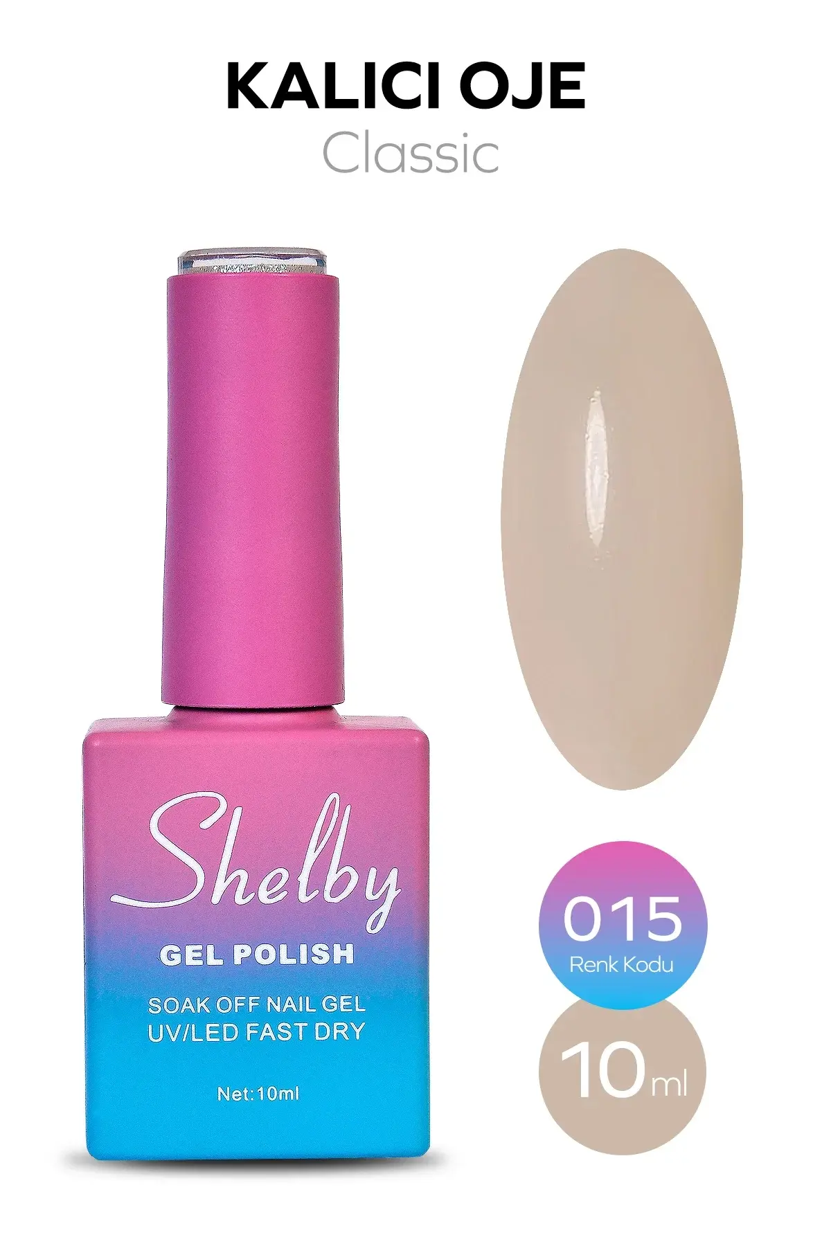 Shelby 10 Ml. A015 Kalıcı Oje