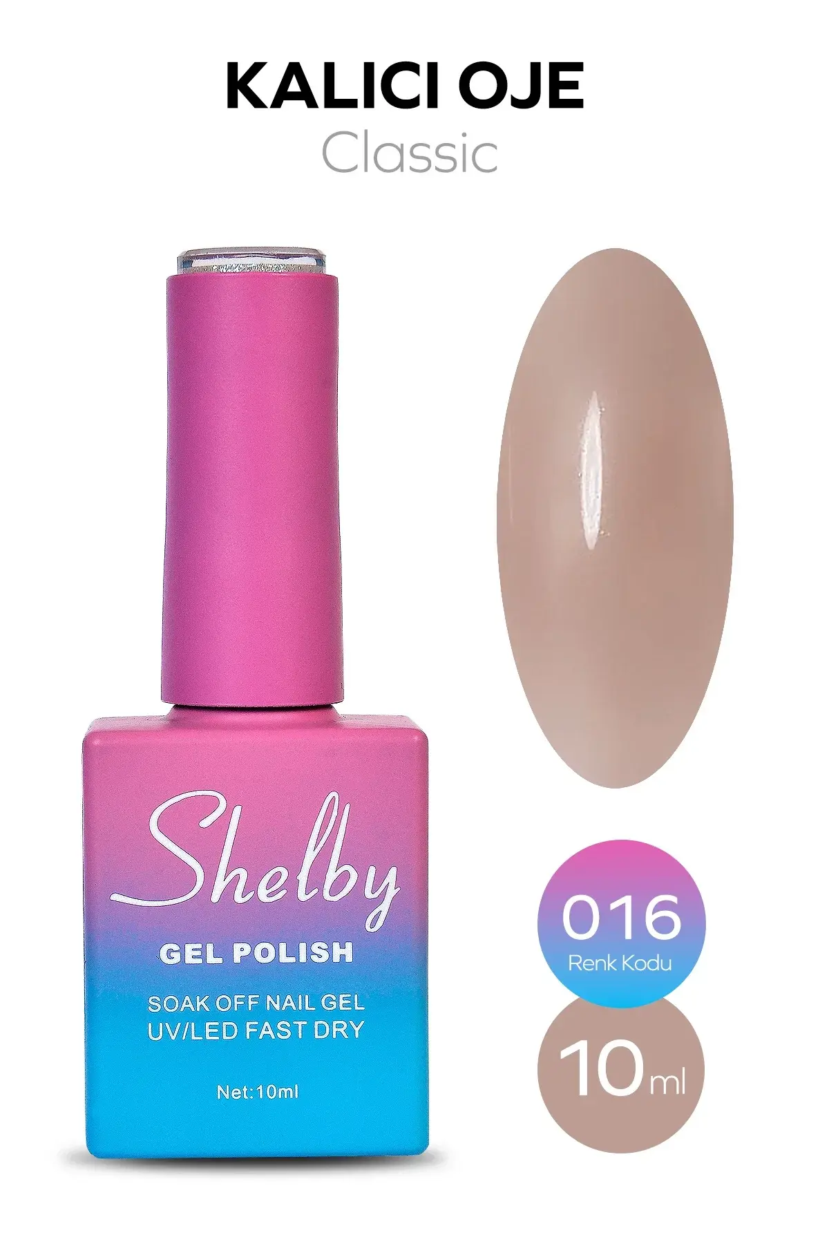 Shelby 10 Ml. A016 Kalıcı Oje