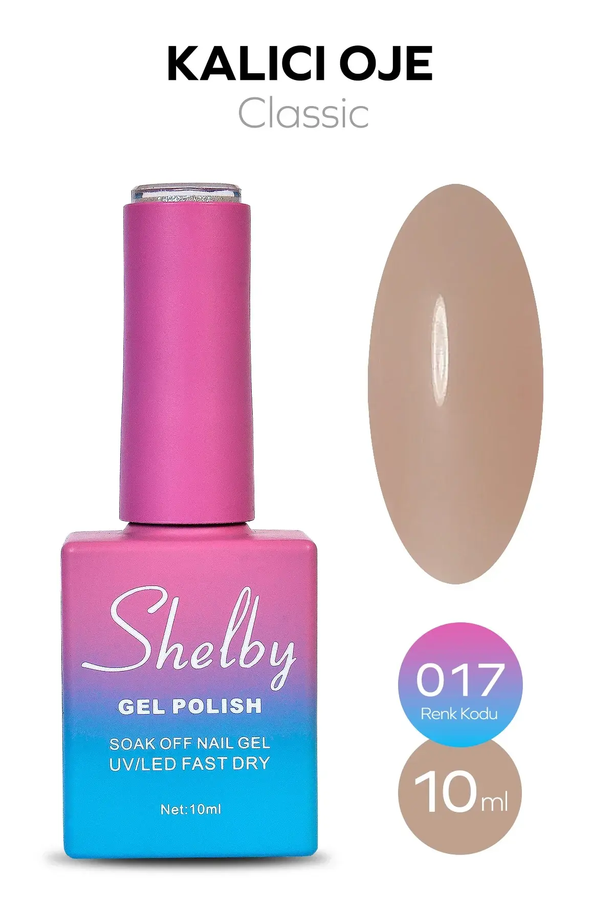 Shelby 10 Ml. A017 Kalıcı Oje