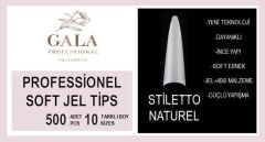 Stiletto Protez Tips 500'lü - Naturel