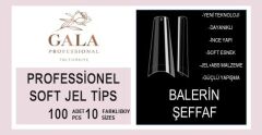 Balerin Protez Tips 100'lü - Şeffaf