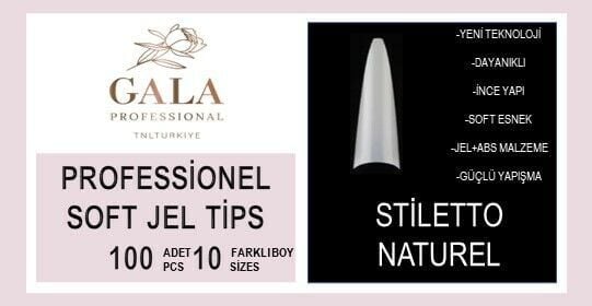 Stiletto Protez Tips 100'lü - Naturel