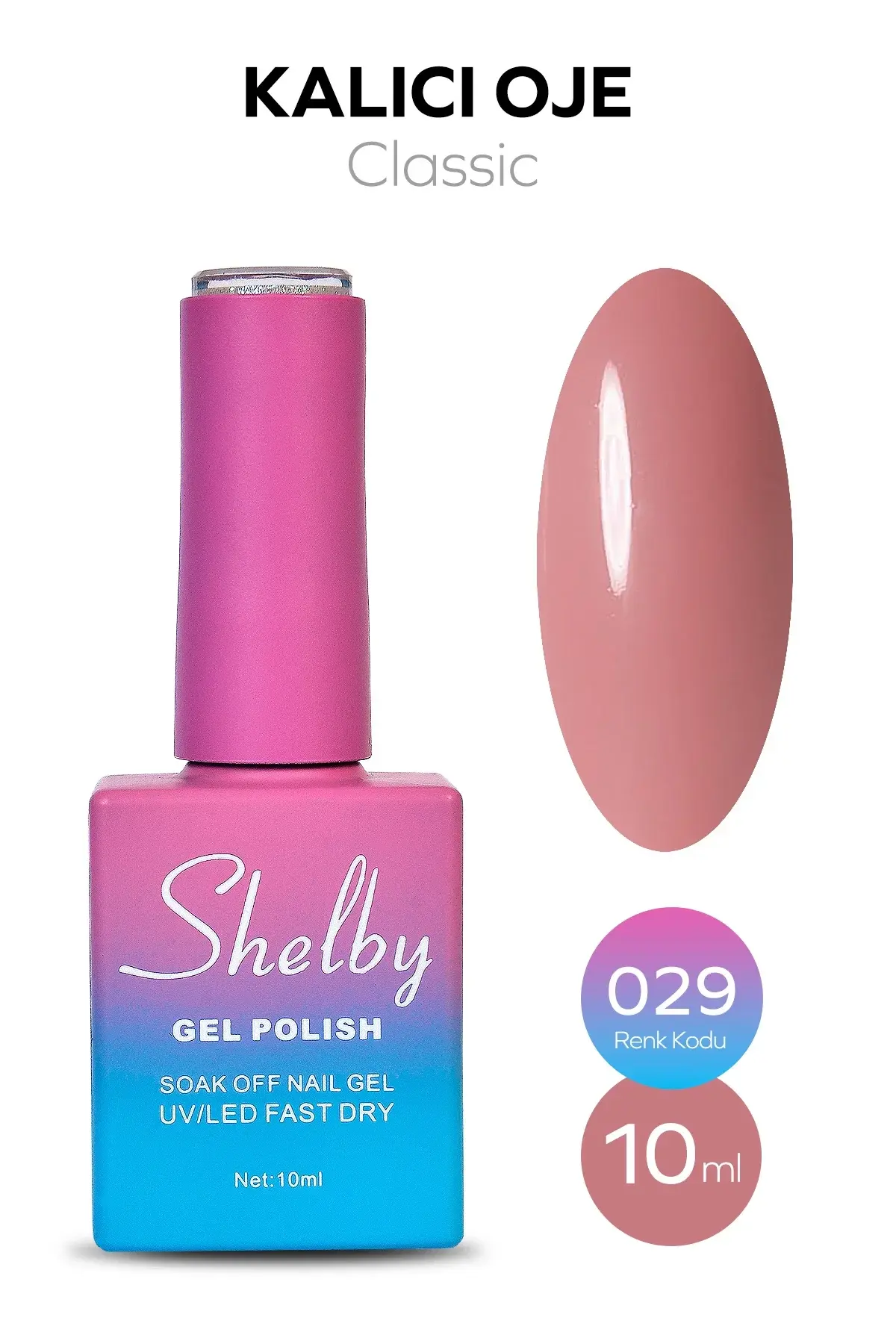 Shelby 10 Ml. A029 Kalıcı Oje