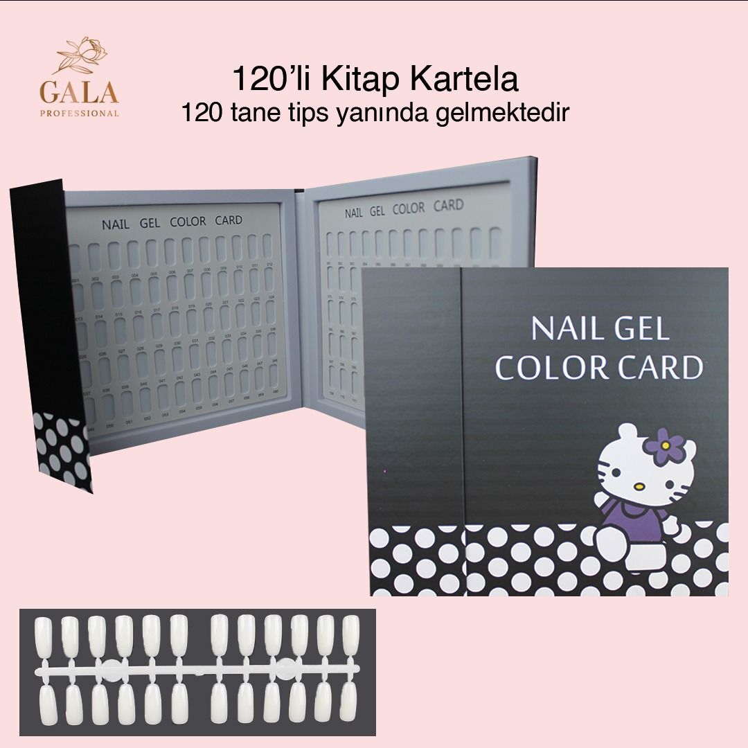 Kitap Kartela 120 Li Siyah (Tipsler Dahil)