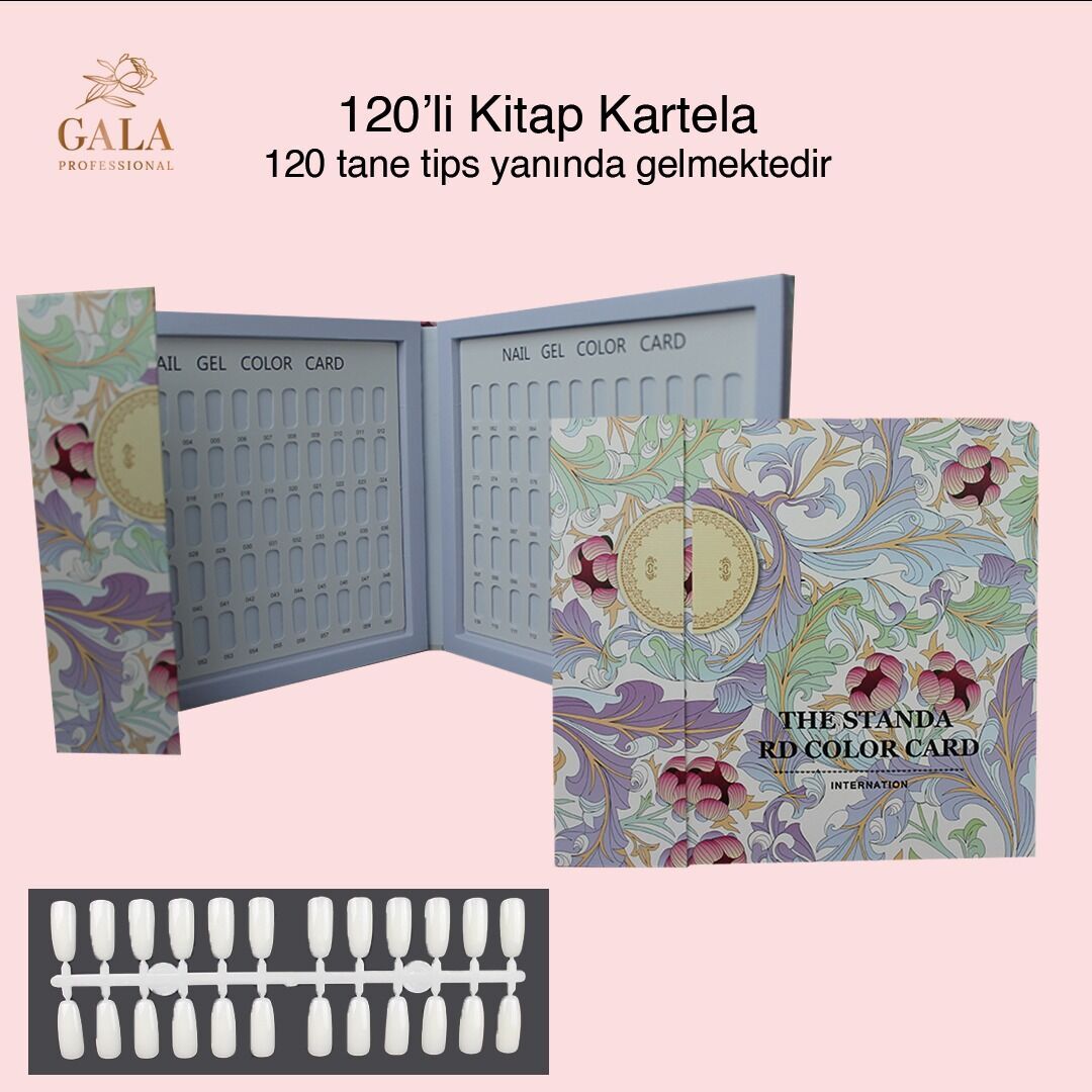 Kitap Kartela 120 Li Krem (Tipsler Dahil)