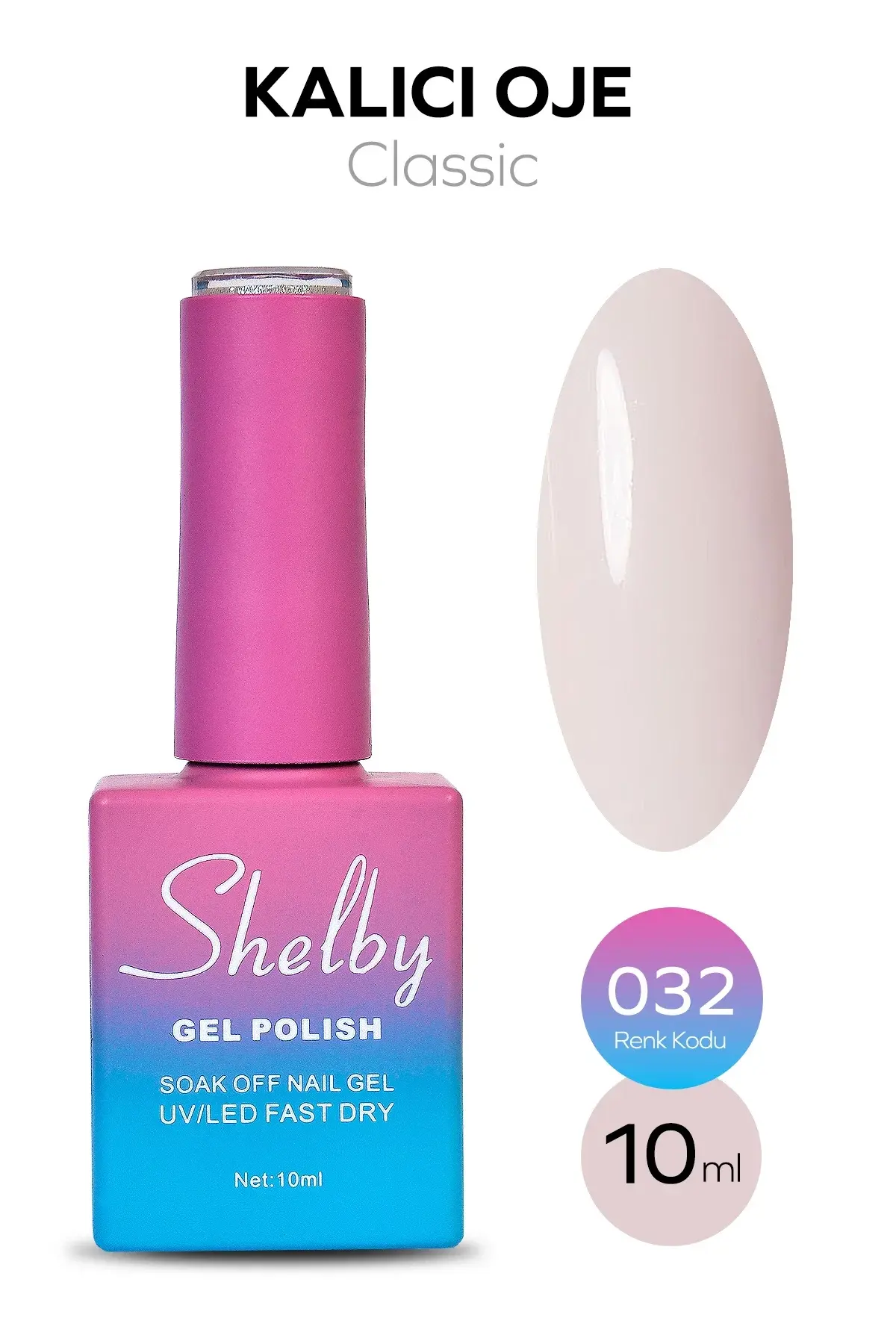 Shelby 10 Ml. A032 Kalıcı Oje