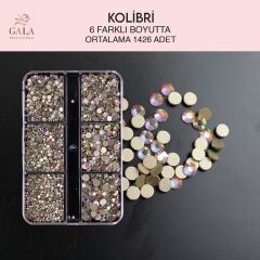 Crystal Taş Kolibri 6 Farklı Boyut