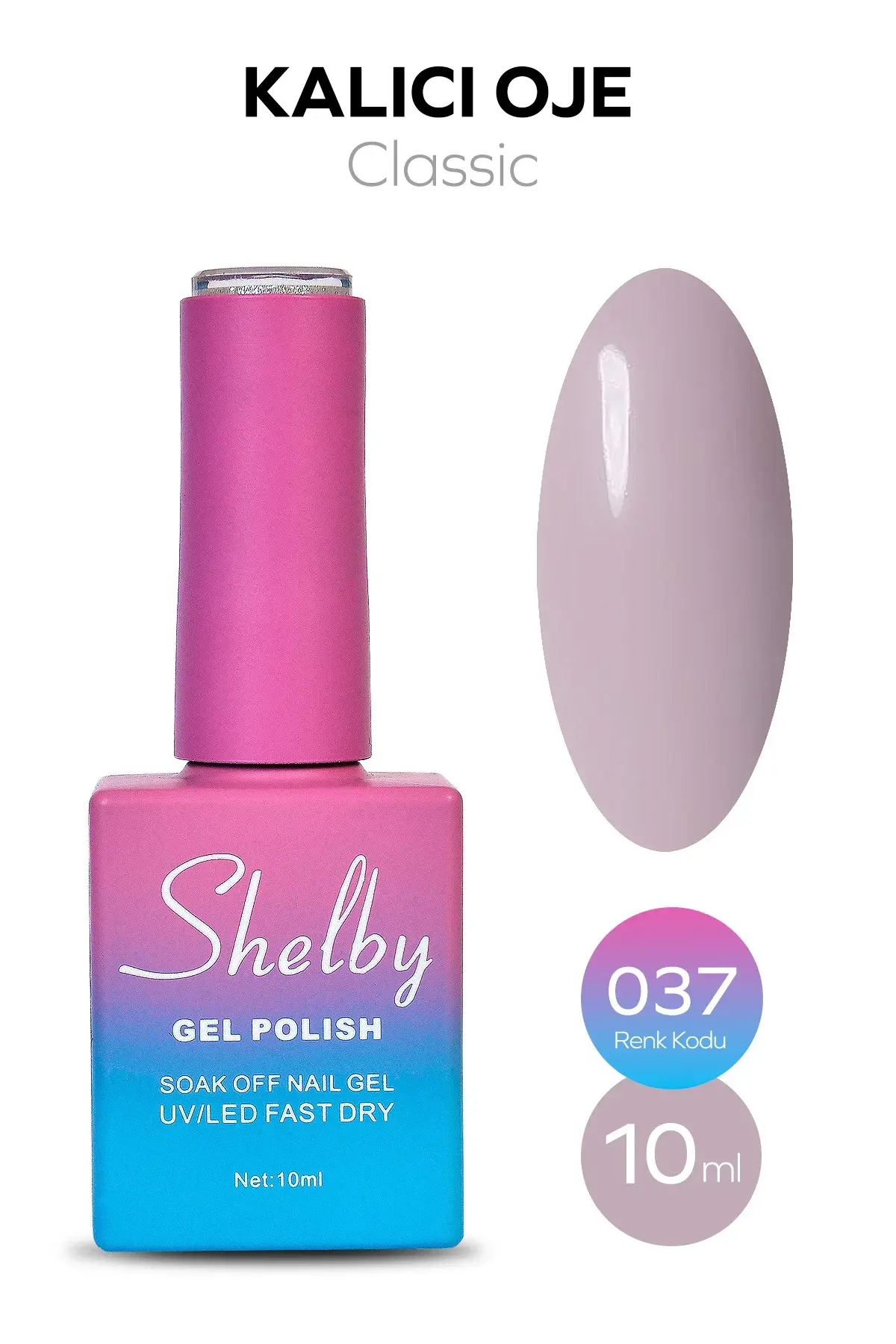 Shelby 10 Ml. A037 Kalıcı Oje