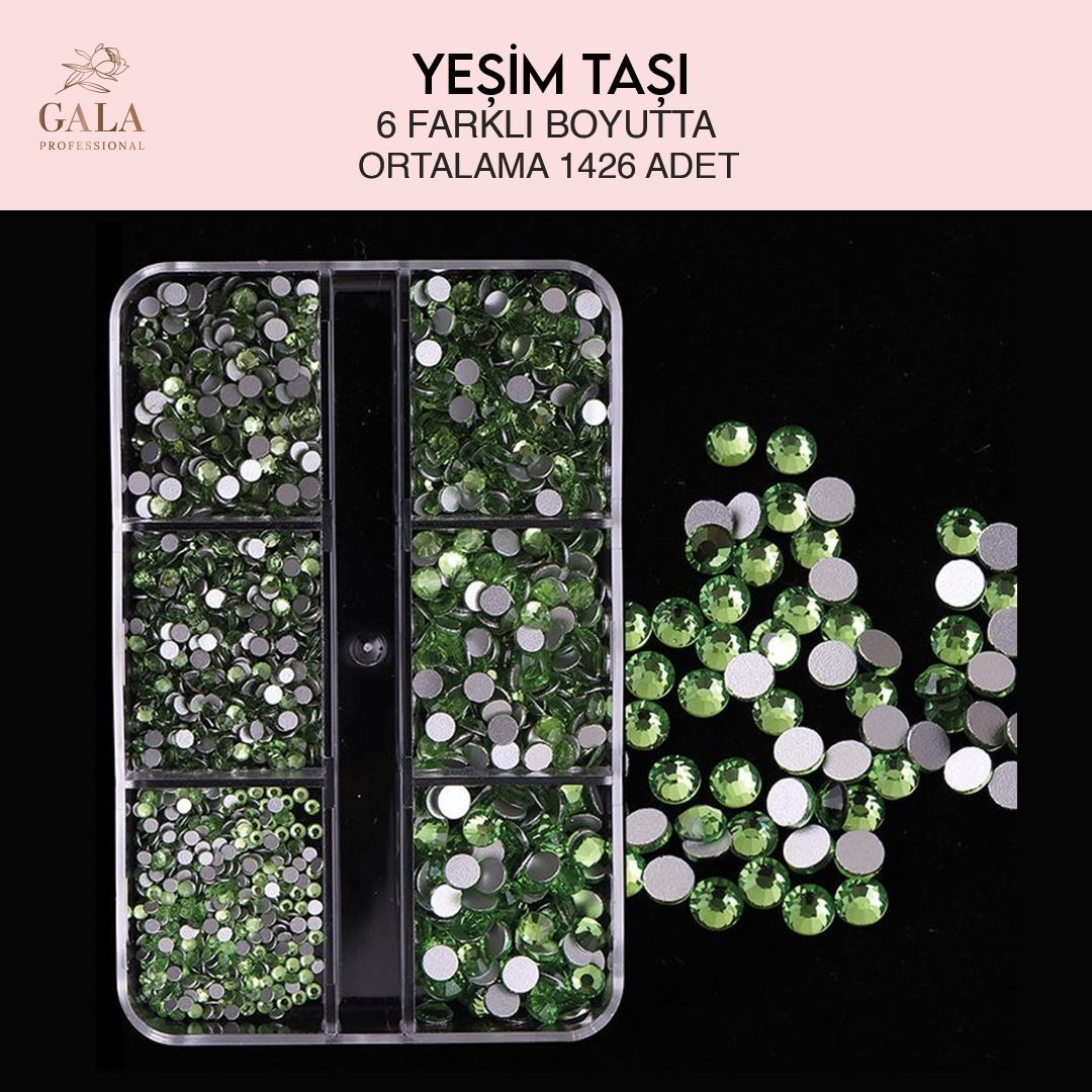 Crystal Taş Yeşim Taşı 6 Farklı Boyut