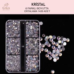 Crystal Taş Kristal 6 Farklı Boyut