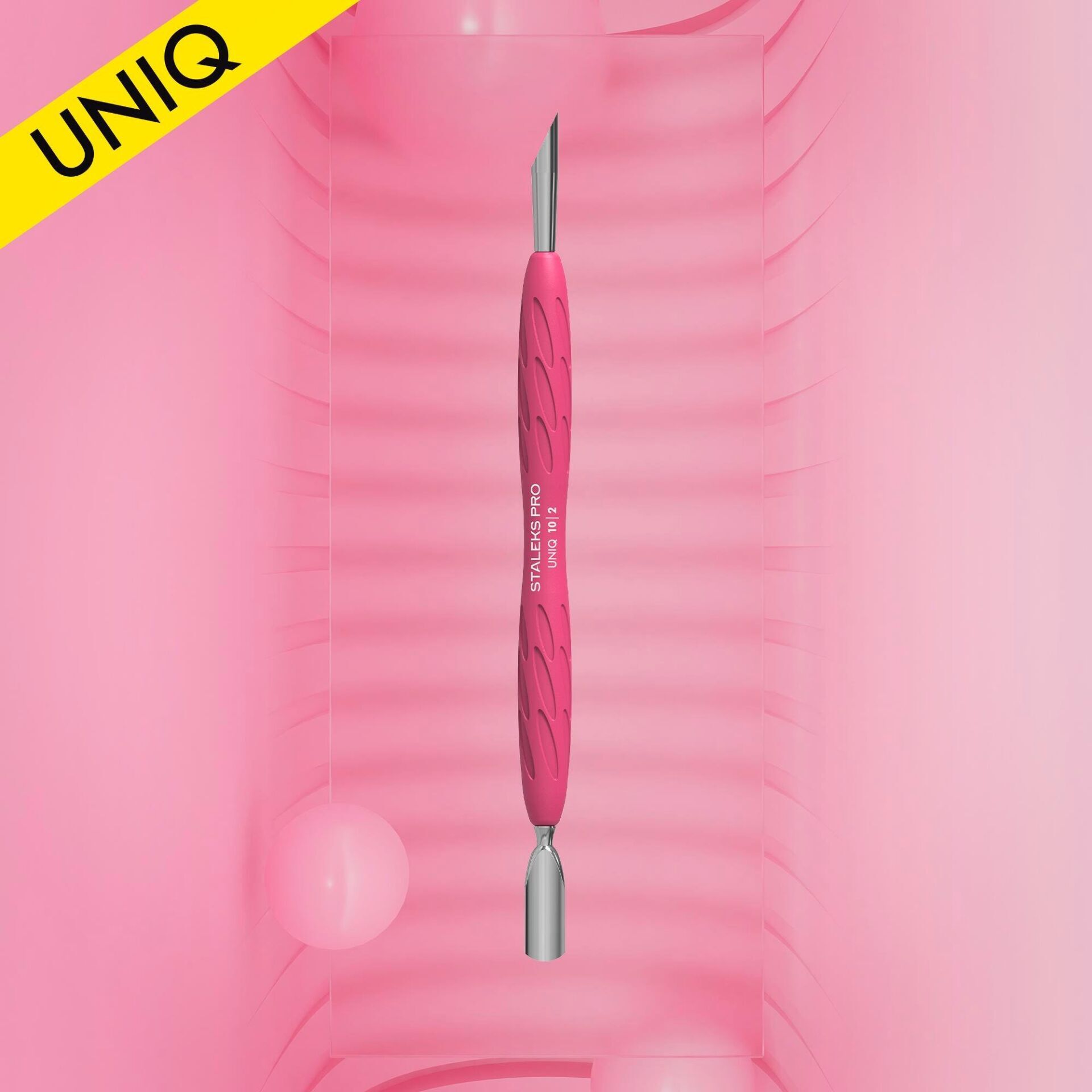 ''Gummy'' Unıq 10 Type 2 Silikon Saplı Tırnak Eti İtici (Dar Yuvarlak + Yamuk İtici)