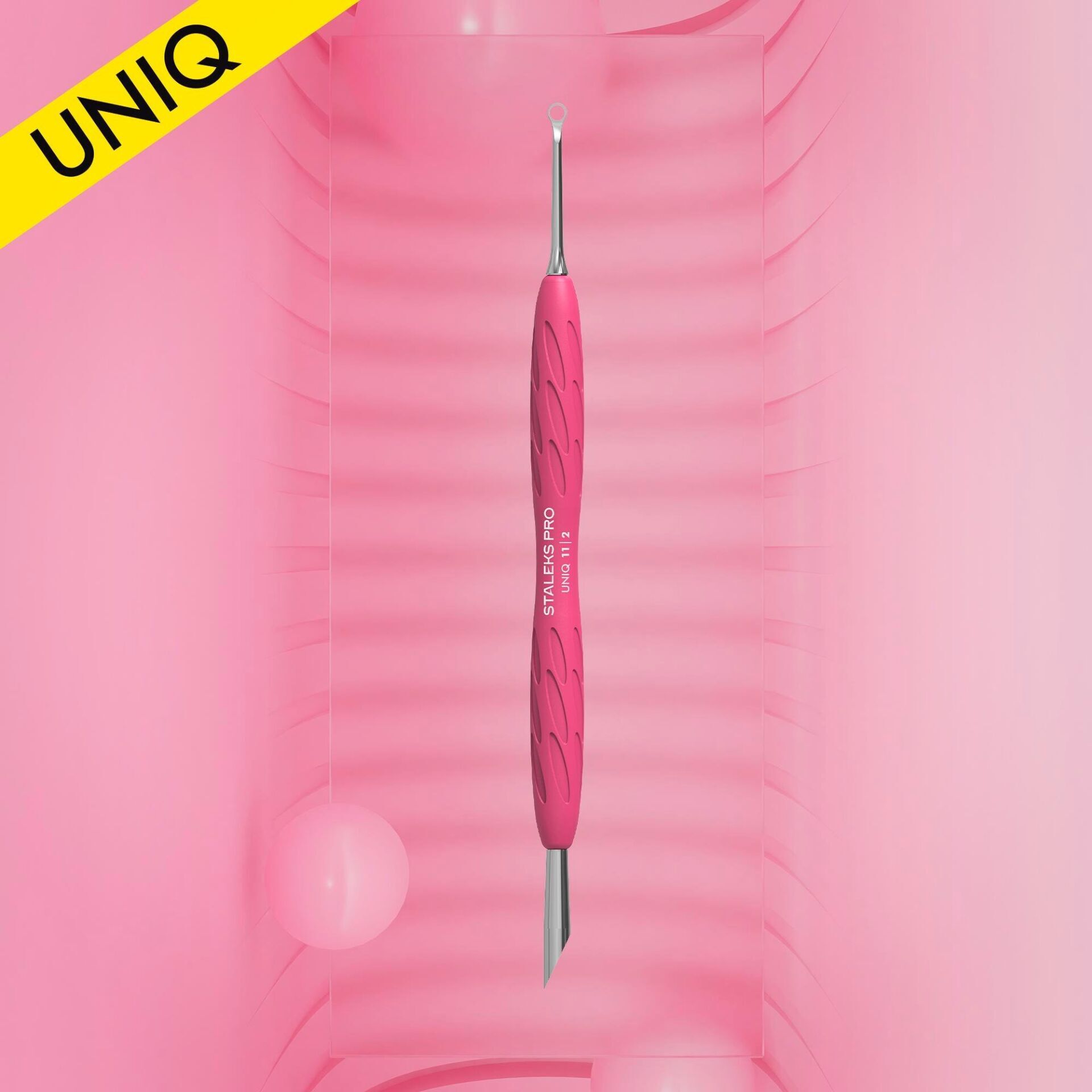 ''Gummy'' Unıq 11 Type 2 Silikon Saplı Tırnak Eti İtici (Yamuk İtici + Halka)