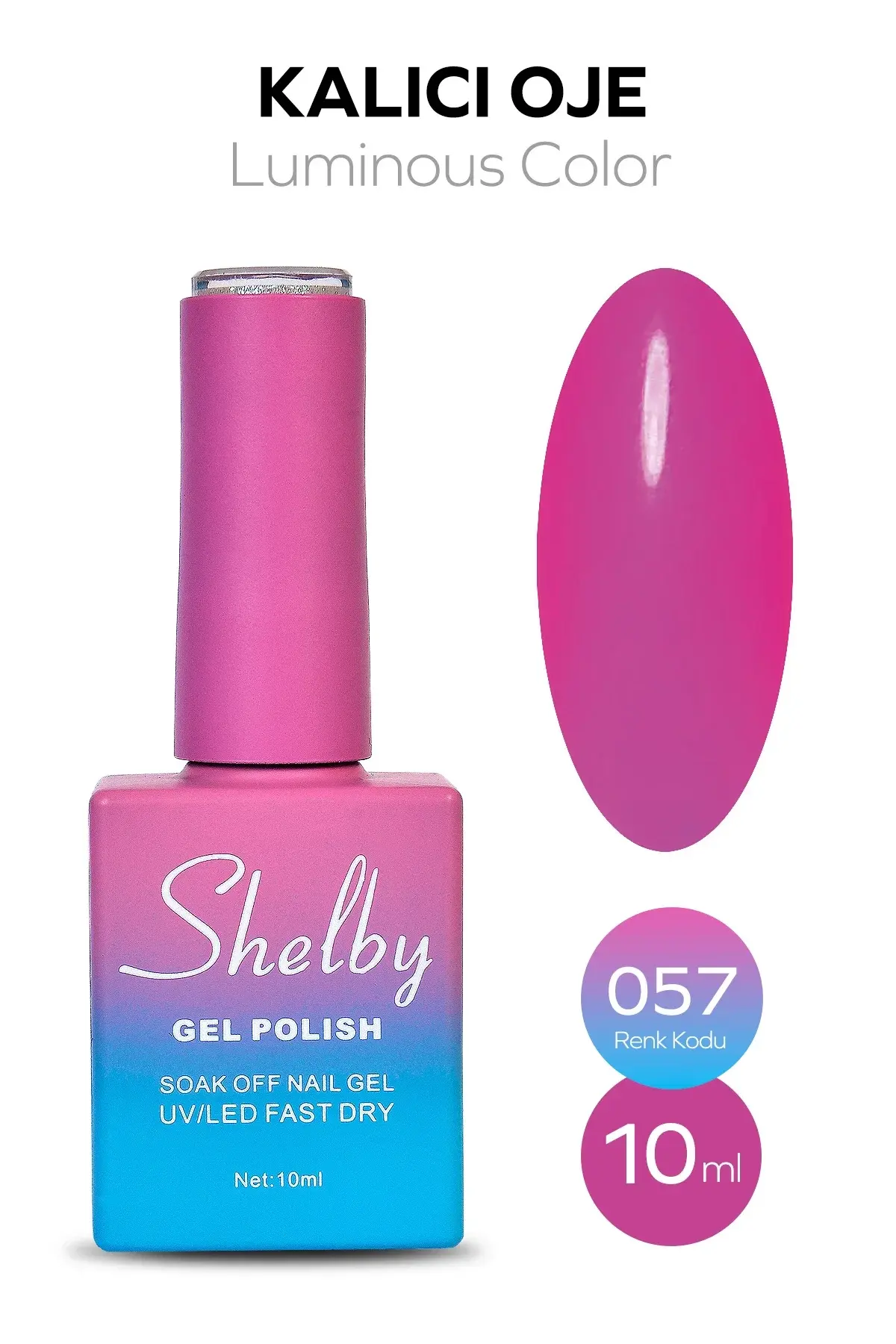Shelby 10 Ml. A057 Lumınous Parlak Kalıcı Oje