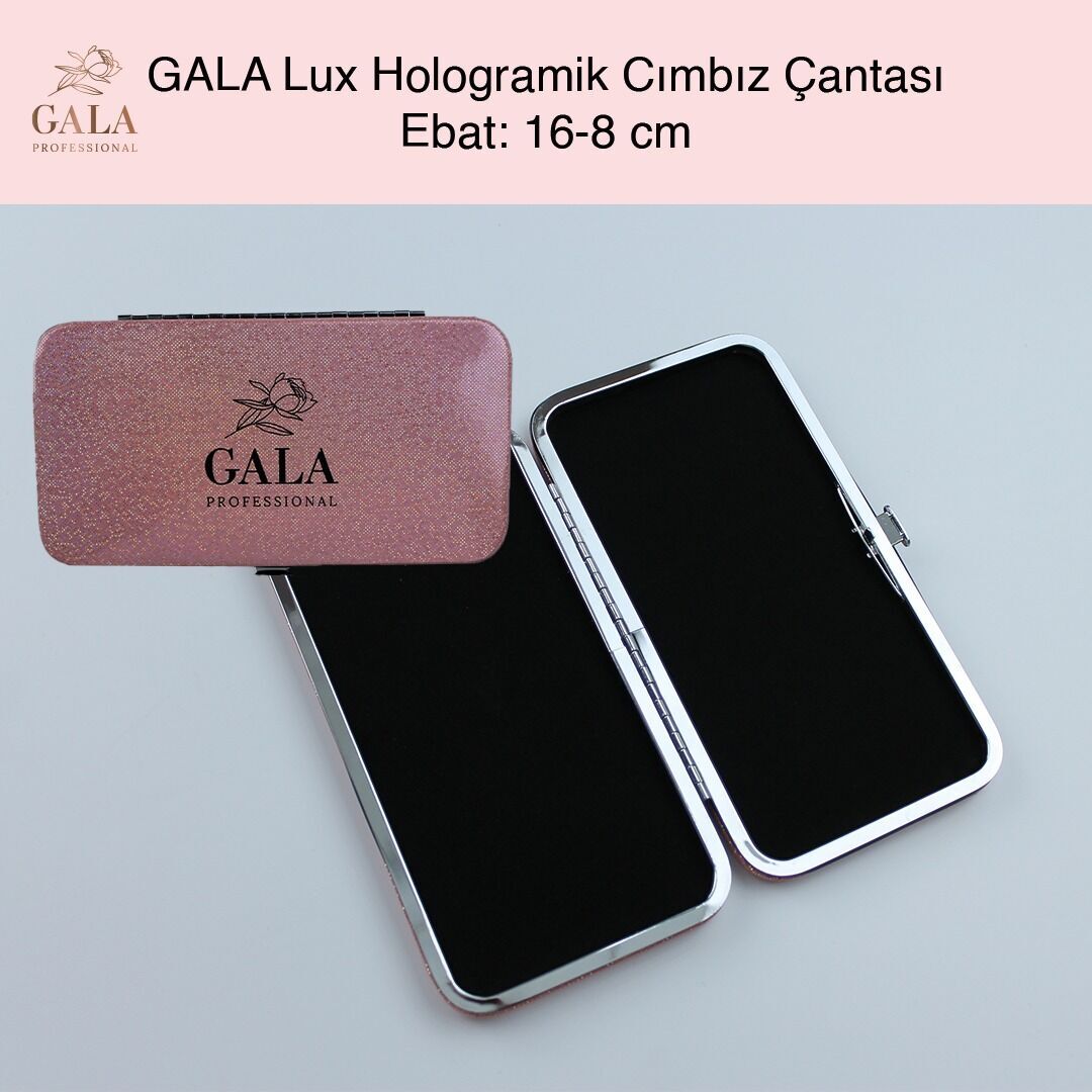 Gala Lüx Hologramik Cımbız Çantası Ebat:16/8 Cm