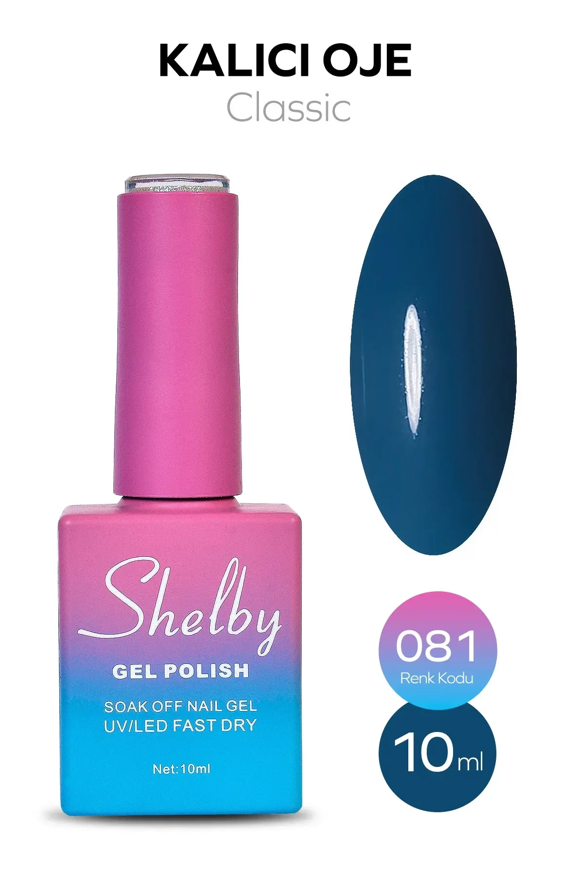 Shelby 10 Ml. A081 Kalıcı Oje