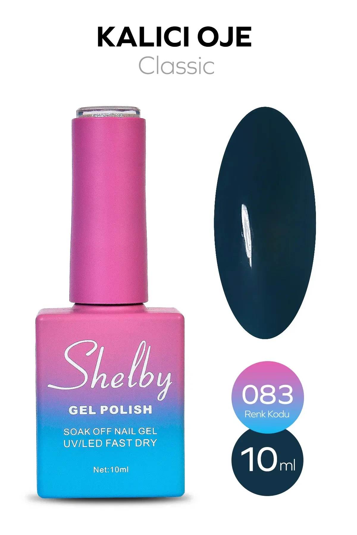 Shelby 10 Ml. A083 Kalıcı Oje