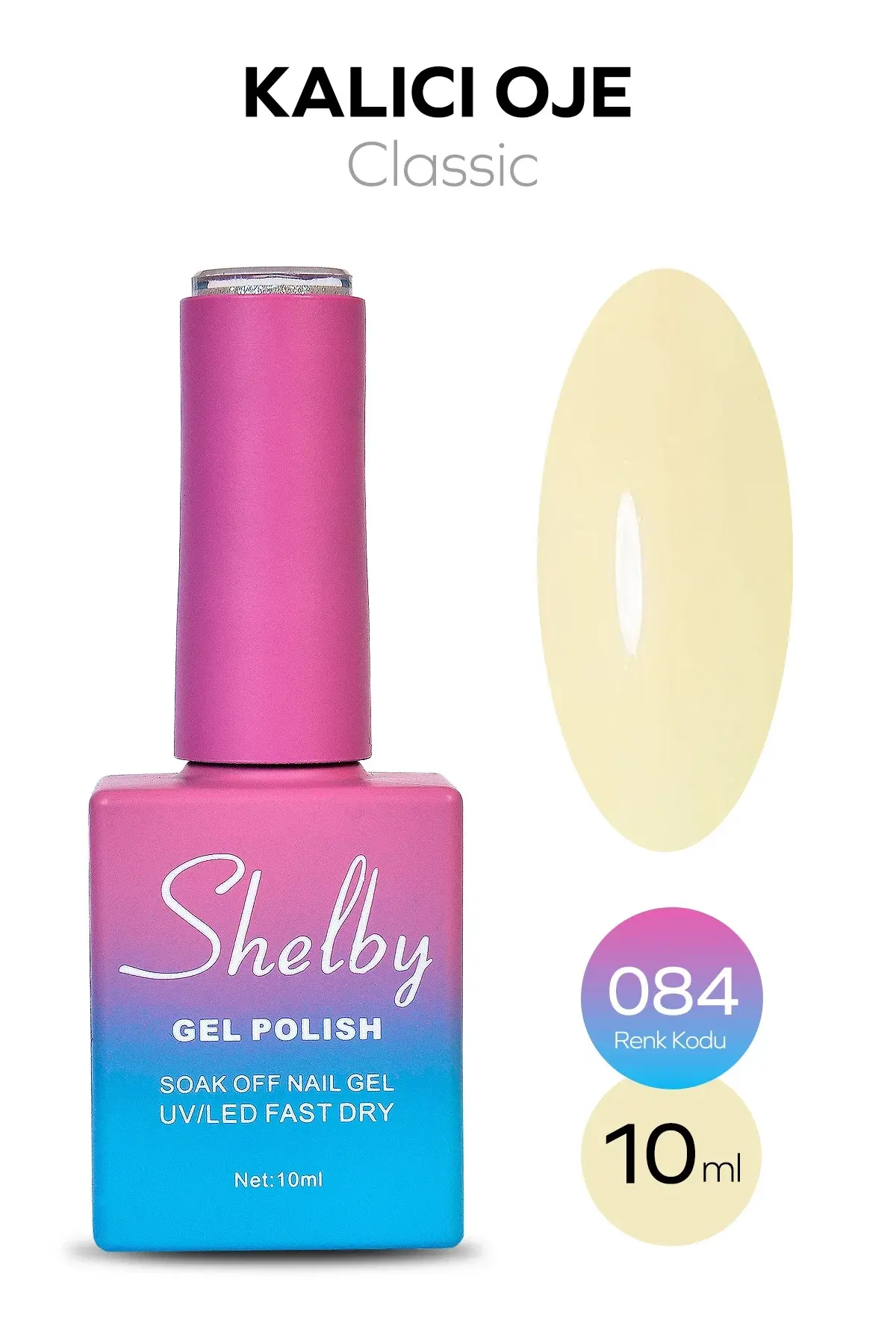 Shelby 10 Ml. A084 Kalıcı Oje