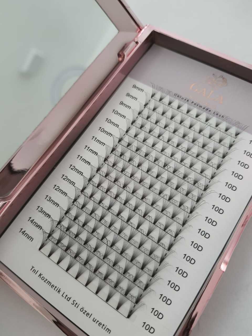 6D Hazır Demet İpek Kirpik - 0.07 D Mix Boy - Hacimli Kirpik