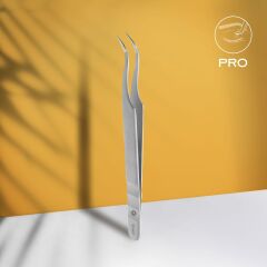 Expert 41 Type 1 Profesyonel Kirpik Cımbızı (Eğik)