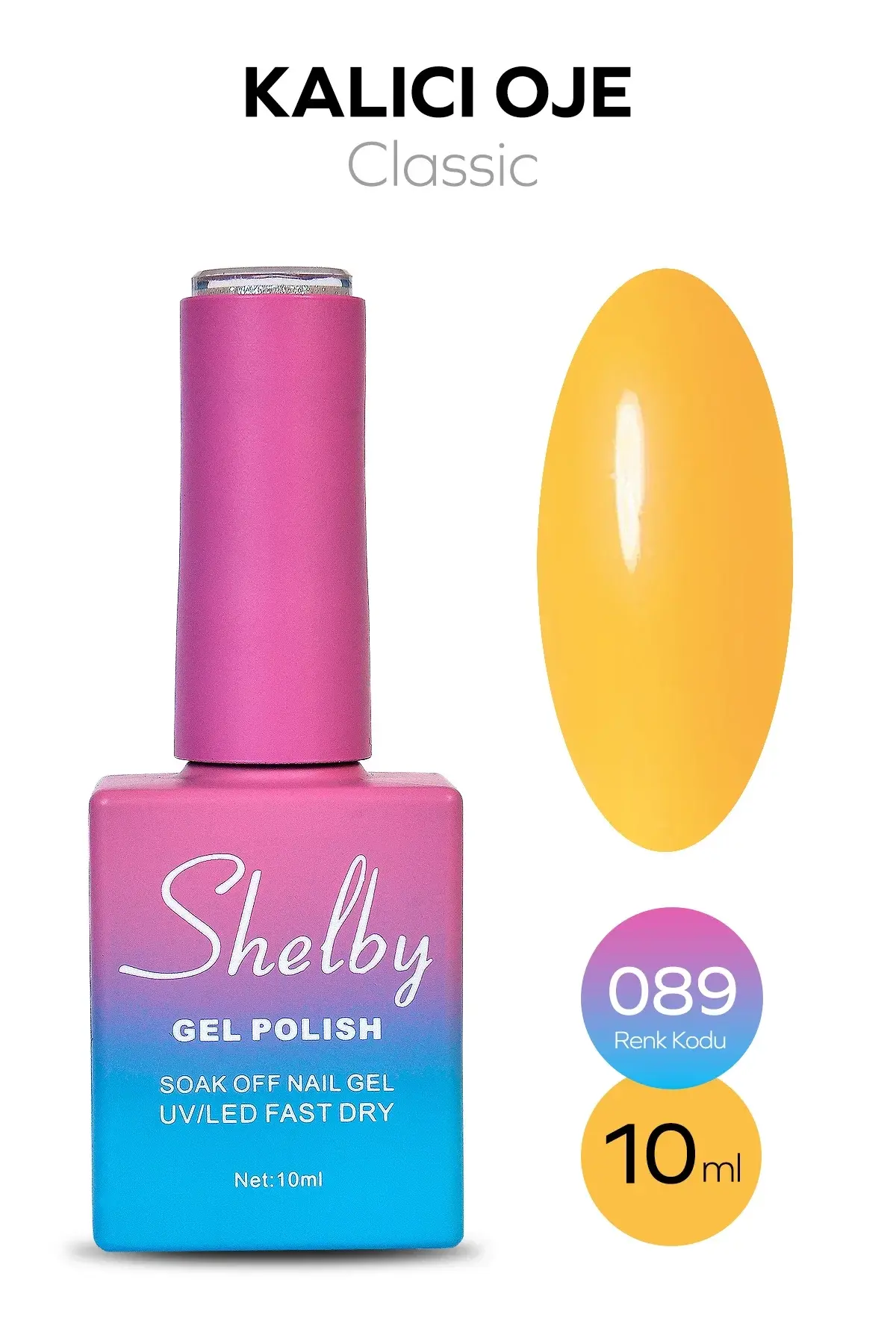 Shelby 10 Ml. A089 Kalıcı Oje