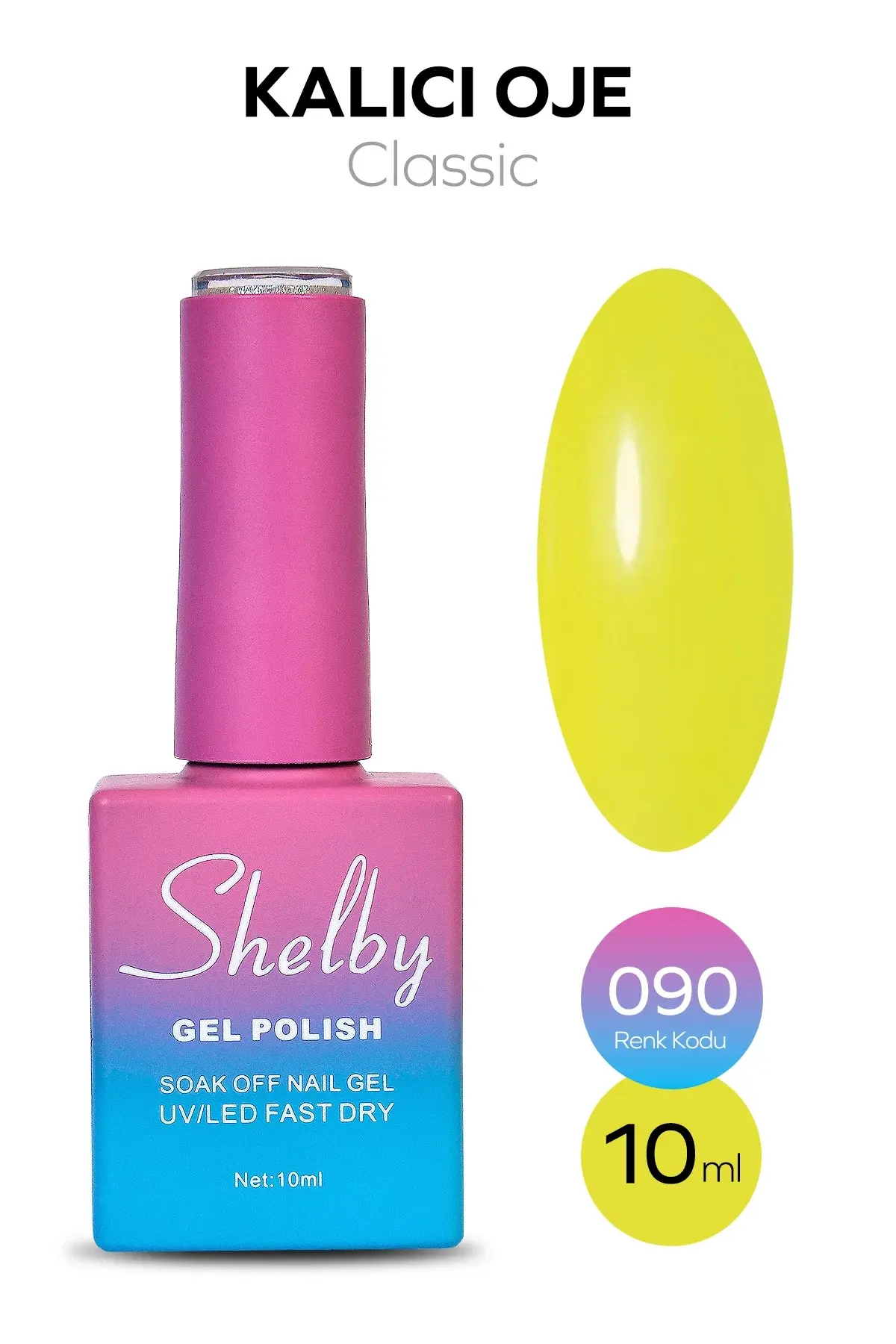 Shelby 10 Ml. A090 Kalıcı Oje
