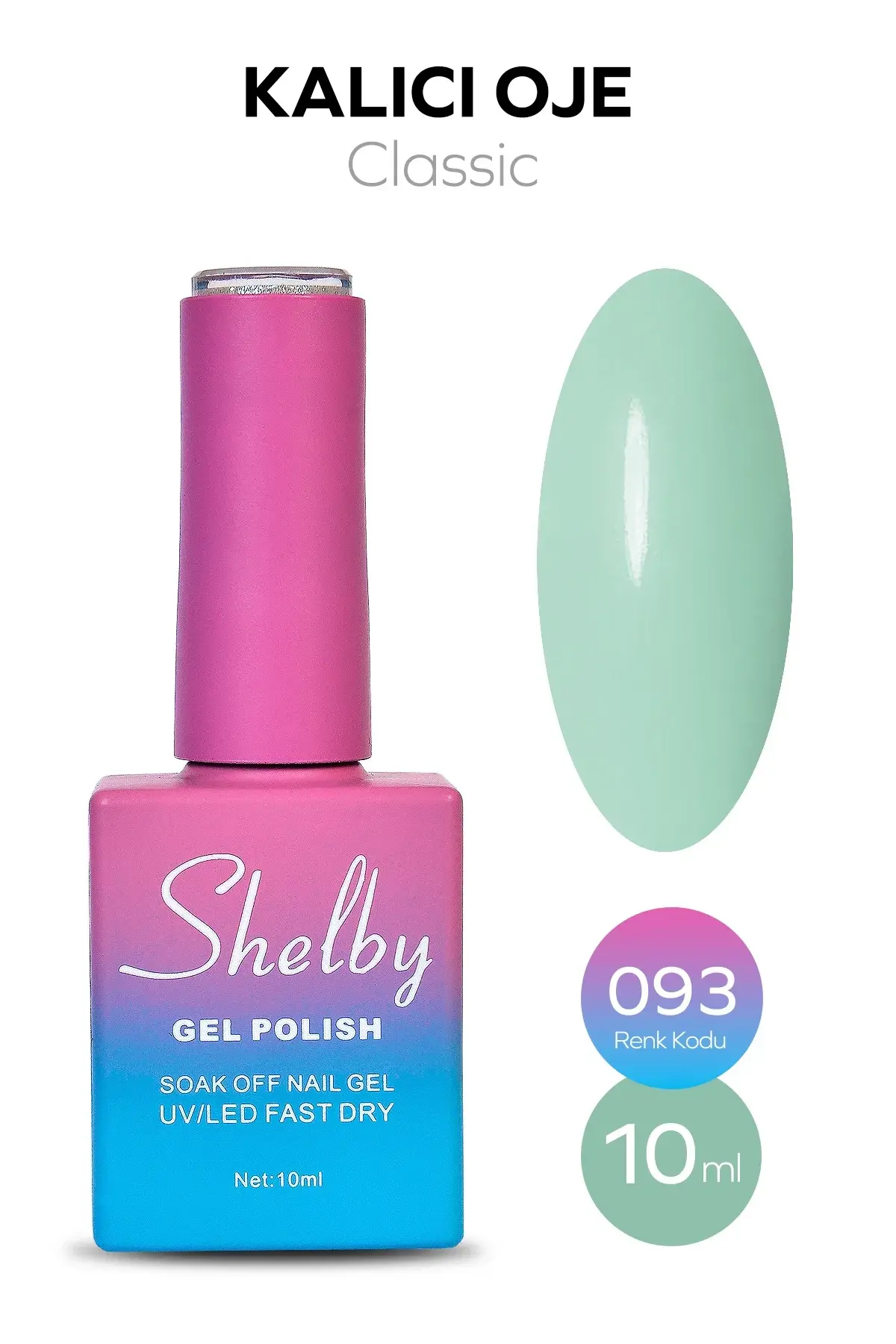 Shelby 10 Ml. A093 Kalıcı Oje