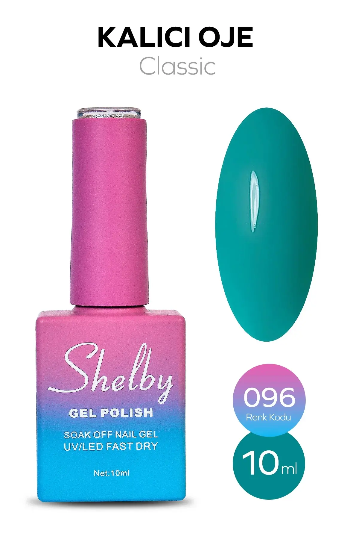 Shelby 10 Ml. A096 Kalıcı Oje