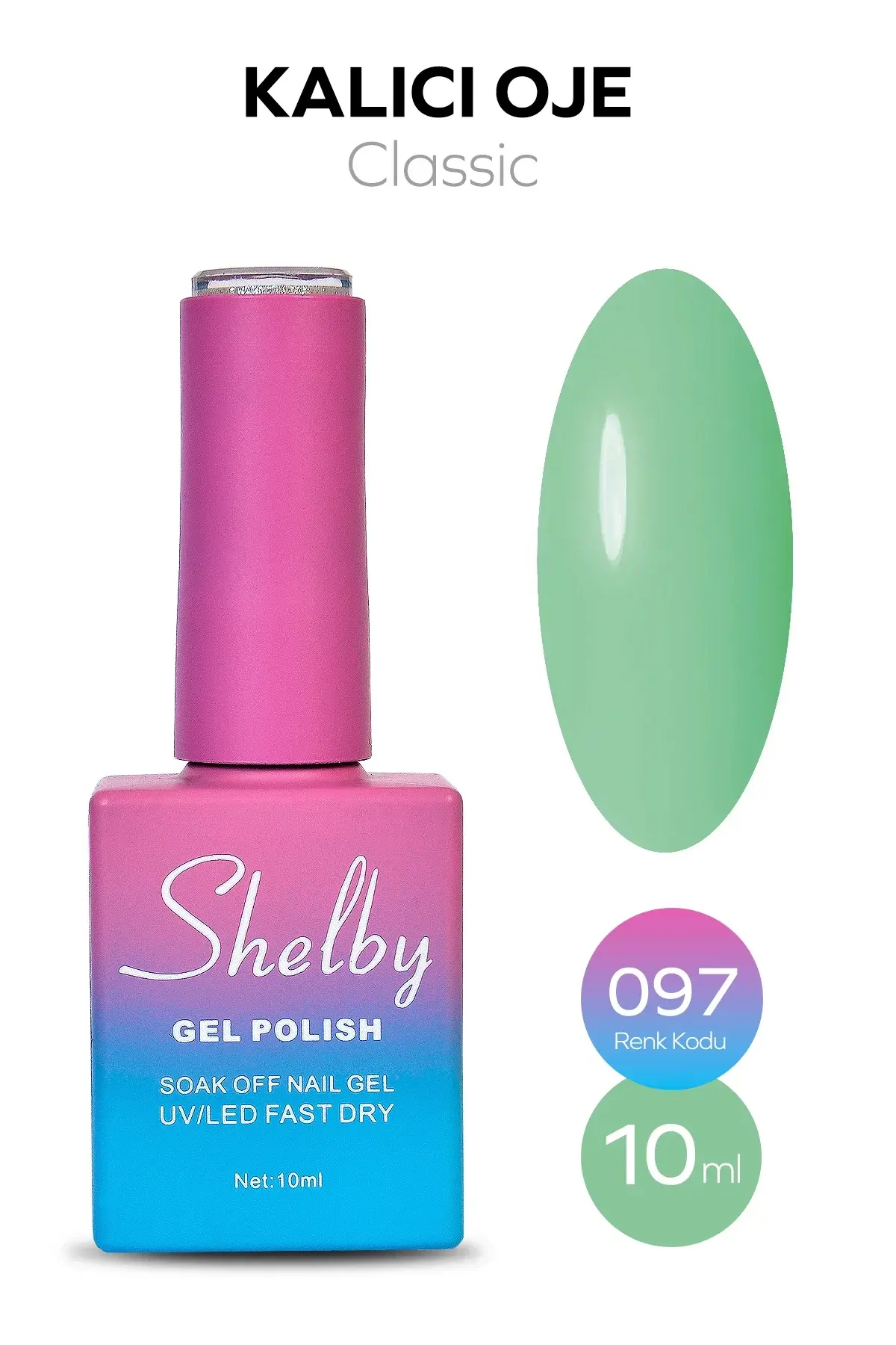Shelby 10 Ml. A097 Kalıcı Oje