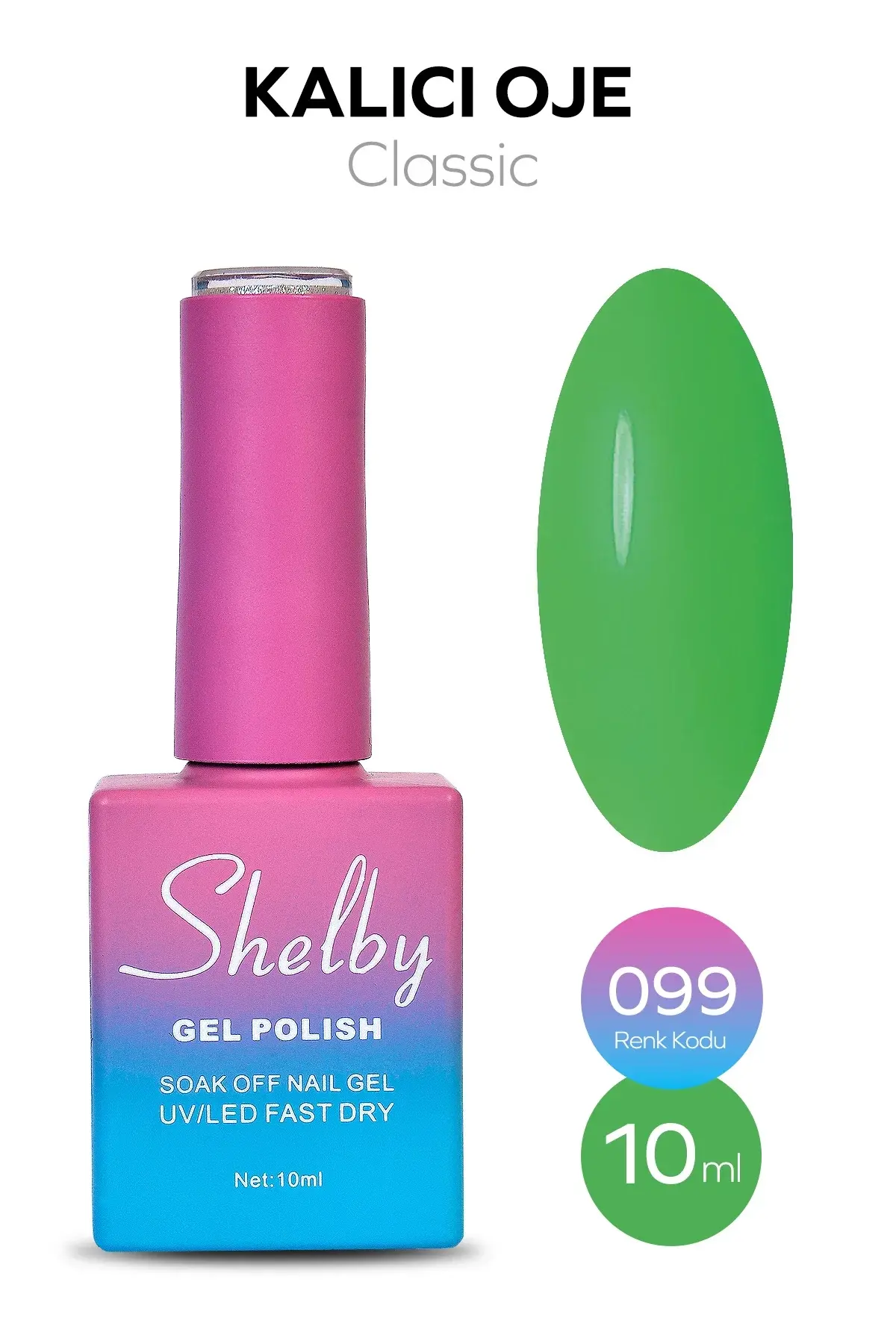 Shelby 10 Ml. A099 Kalıcı Oje
